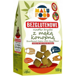 CIASTKA KRUCHE Z MĄKĄ KONOPNĄ BEZGLUTENOWE