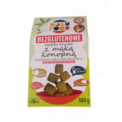 CIASTKA KRUCHE Z MĄKĄ KONOPNĄ BEZGLUTENOWE