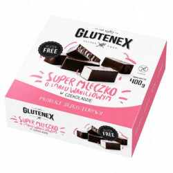 GLUTENEX Super mleczko o smaku waniliowym w czekoladzie 400g