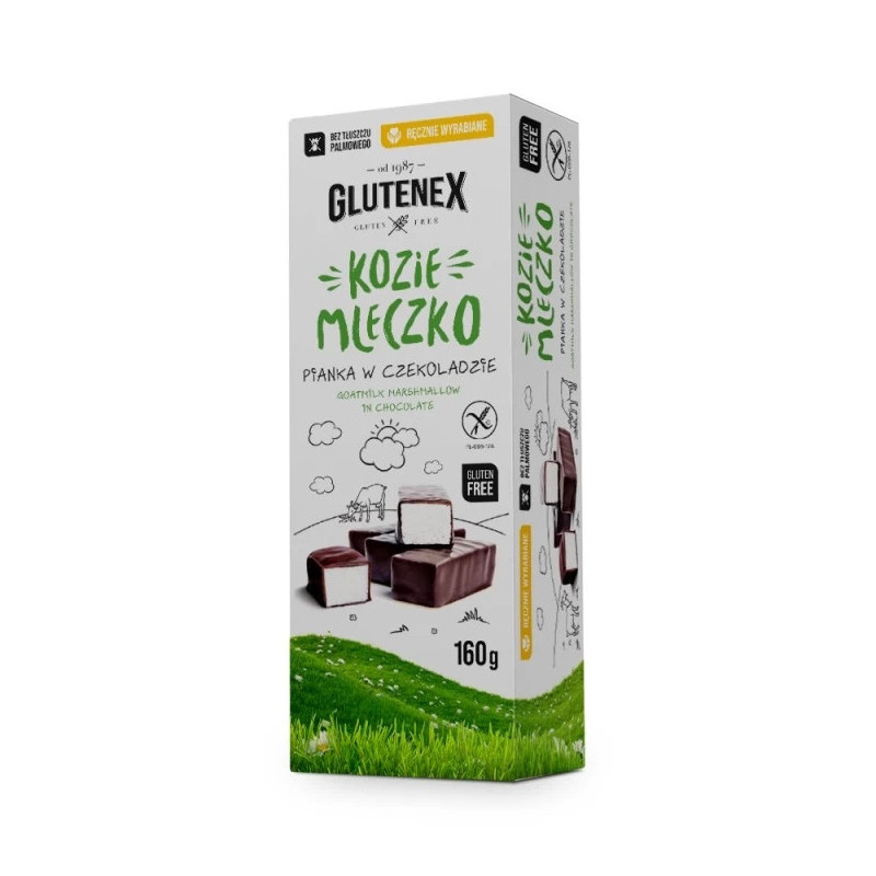 GLUTENEX Super Kozie mleczko o smaku w w czekoladzie 160g