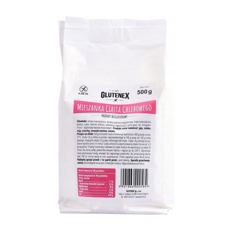 GLUTENEX Mieszanka Ciasta Chlebowego 500g