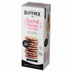 GLUTENEX Bezglutenowe Ciastka Maślane z czeko