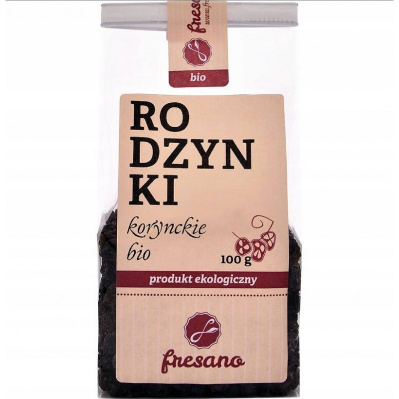 Fresano Rodzynki Korynckie BIO 100g