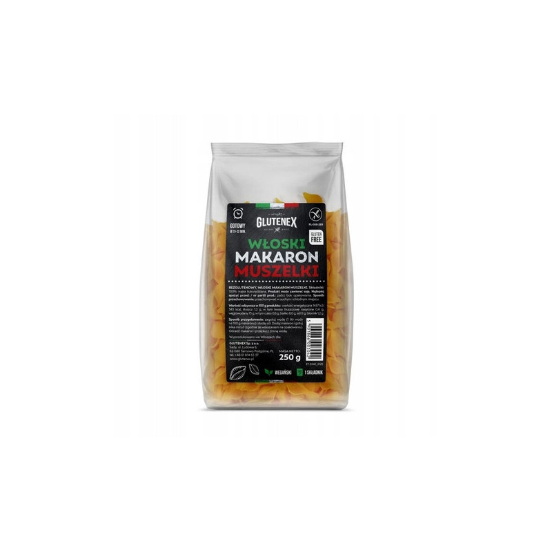 GLUTENEX Makaron Muszelki włoski 250g