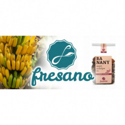 Fresano Chipsy Bananowe suszone niesłodzone 150g