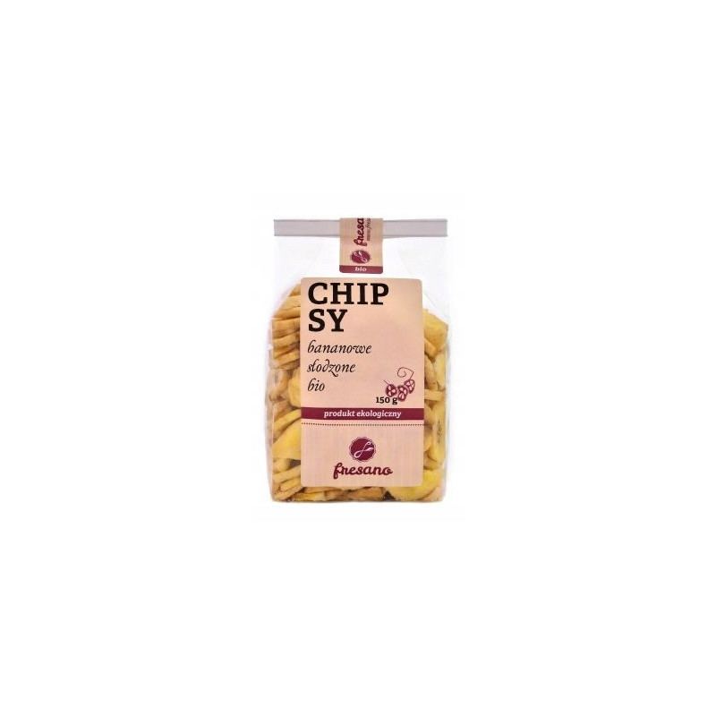 Fresano Chipsy Bananowe suszone BIO 150g