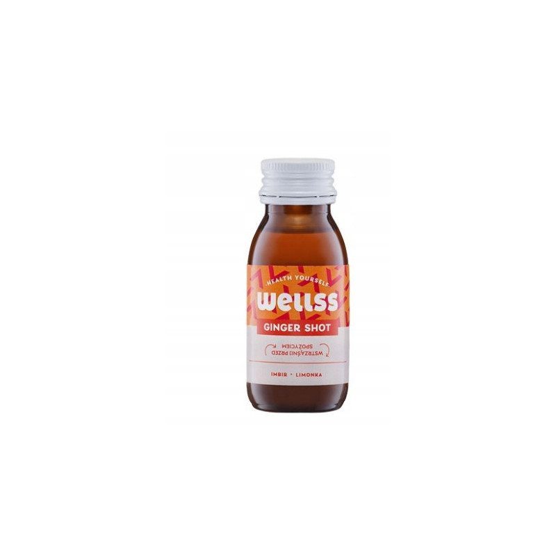 WELLSS Ginger Shot imbir i limonka 60ml