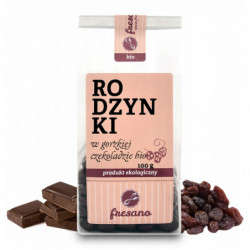 Fresano Rodzynki w ciemnej czekoladzie 100g BIO