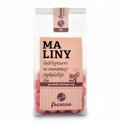 Fresano Maliny w owocowej czekoladzie 100g BIO