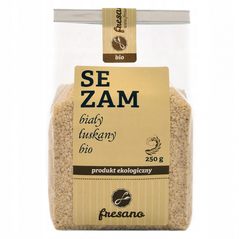 Fresano Sezam biały łuskany BIO 250g