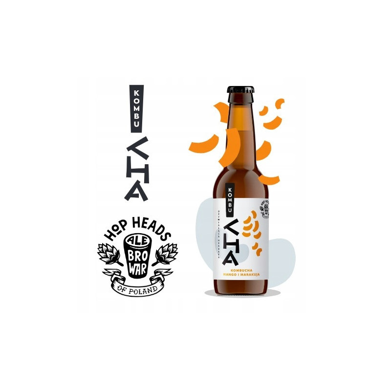 KOMBU CHA Mango Marakuja 330ml