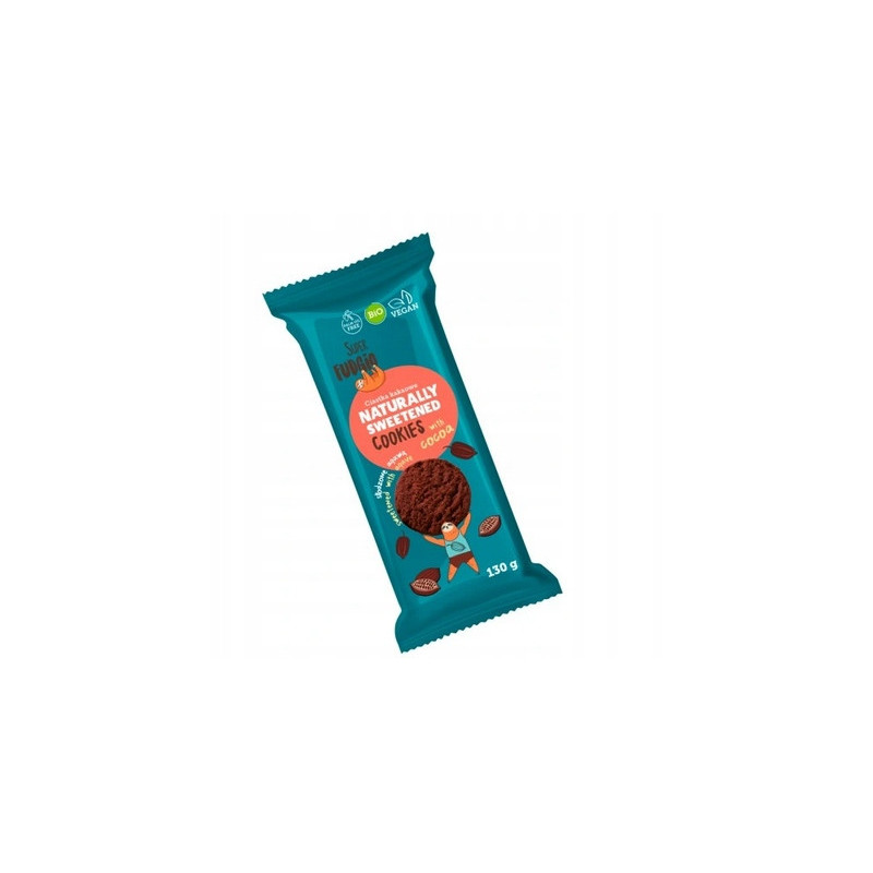 Super Fudgio ciastka kakaowe słodzone agawą 130 g