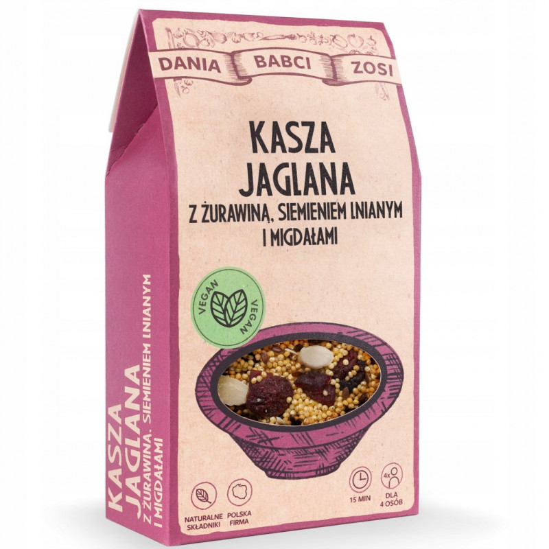 DANIA BABCI ZOSI Kasza jaglana z żurawiną 250g