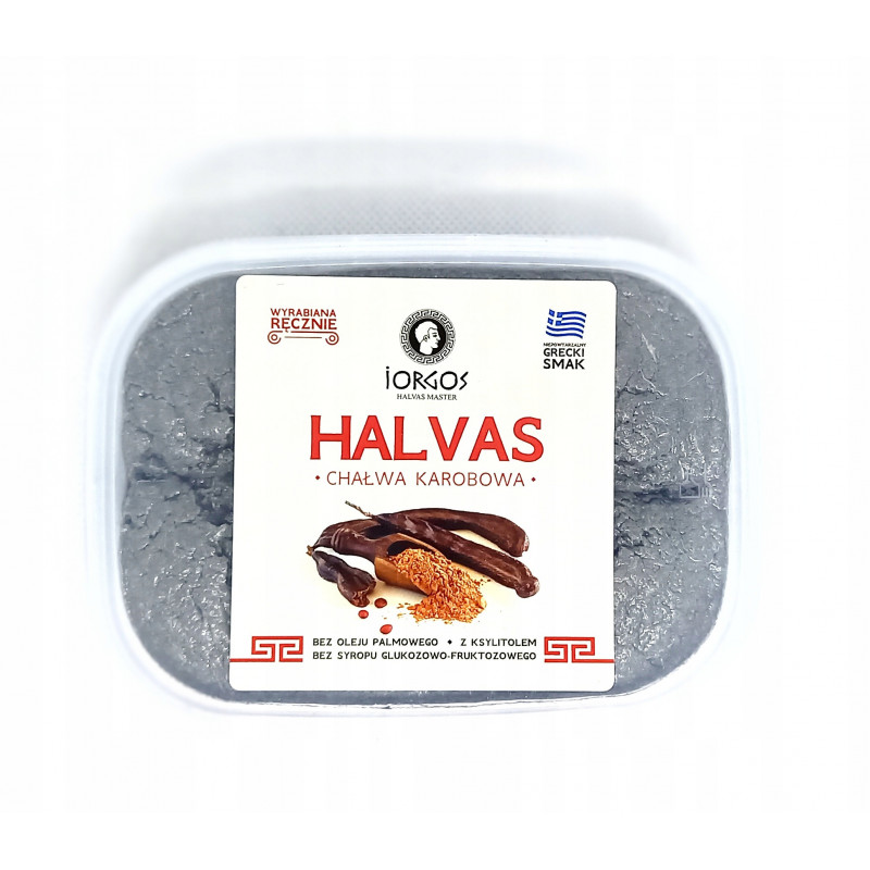 IORGOS, Chałwa Karobowa z naturalną melasą 250g
