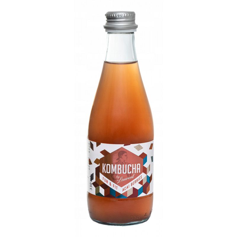 KOMBUCHA by LAURENT Fun&Fit z Jagodami Acai 330ml