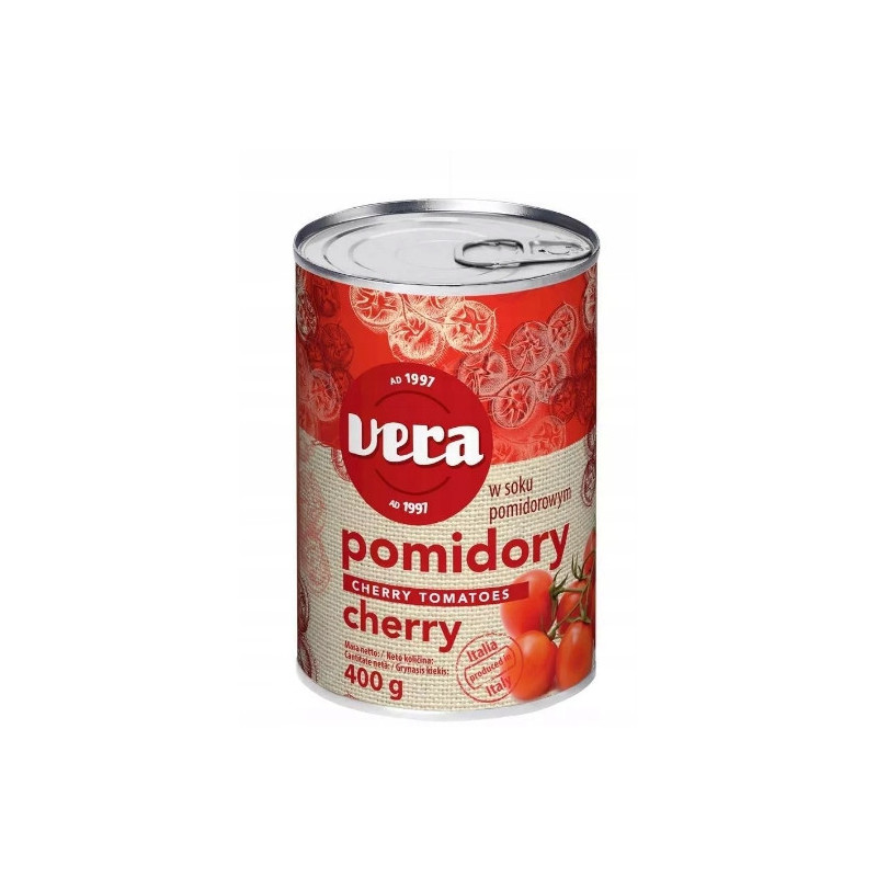 VERA Pomidory cherry w soku pomidorowym 400g