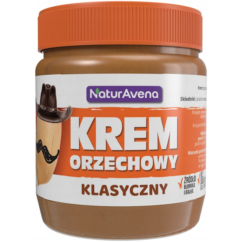 NaturAvena, Krem Orzechowy Klasyczny 340 g