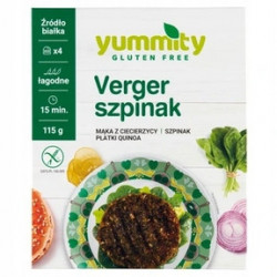Yummity Burger wegetariański - Verger Szpinak 115g
