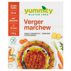 Yummity Burger wegetariański - Verger Marchew 115g