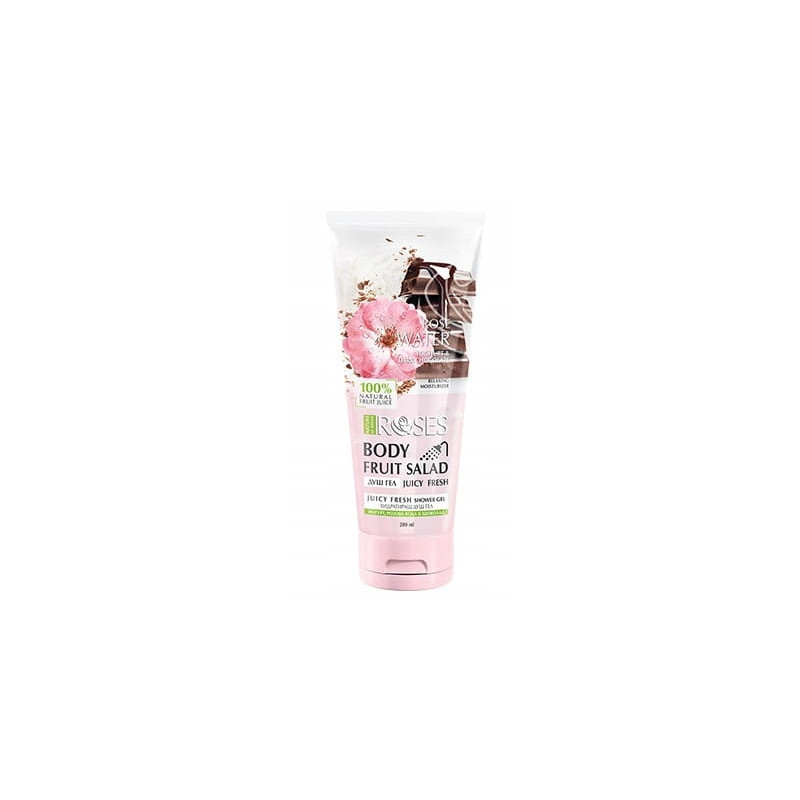 ROSES Żel pod Prysznic Woda Różana, Jogurt, Czeko