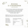 ZANURZONE Migdał z cynamonem w czekoladzie białej 100g