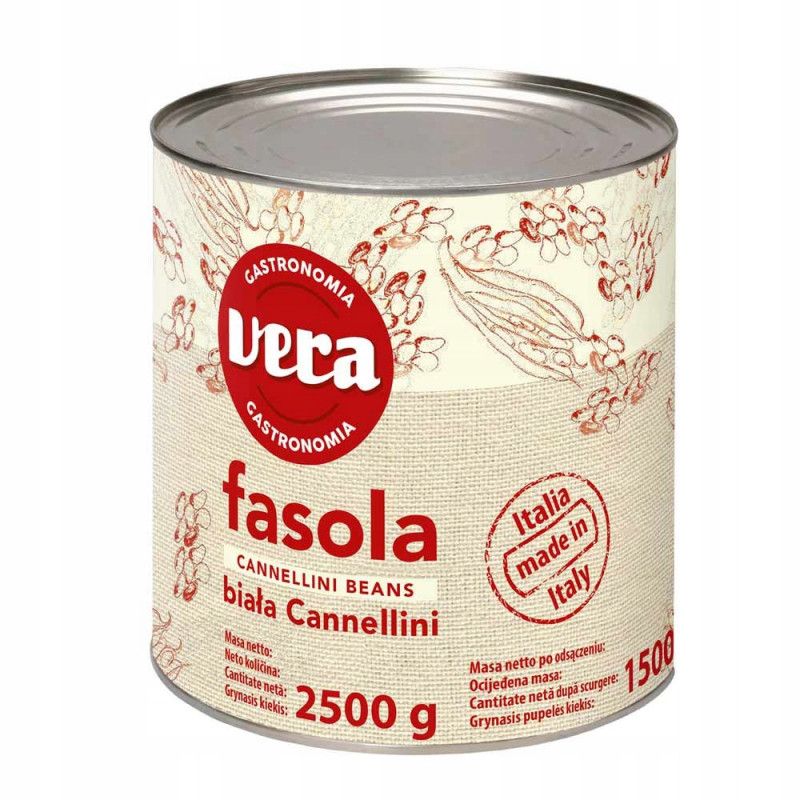 VERA Fasola biała Cannellini 2500g