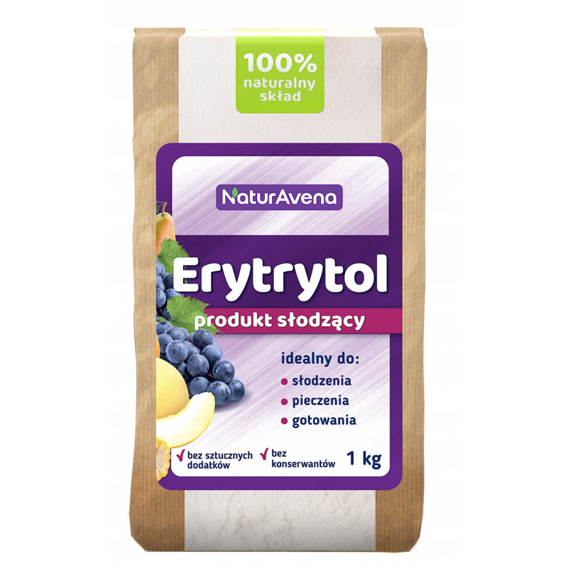 NaturAvena Erytrytol (Erytrol) Słodzik 1000g 1kg