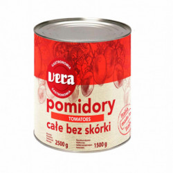 VERA Pomidory całe bez skórki 2500g