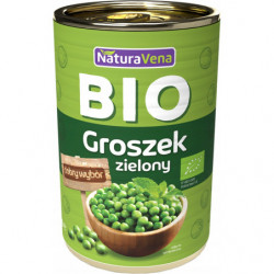 NaturAvena Groszek Zielony Konserwowy w Puszce BIO