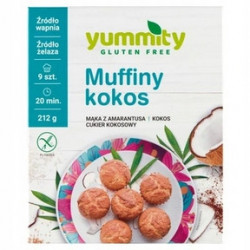 Yummity Muffiny Kokosowe bez glutenu 212 g