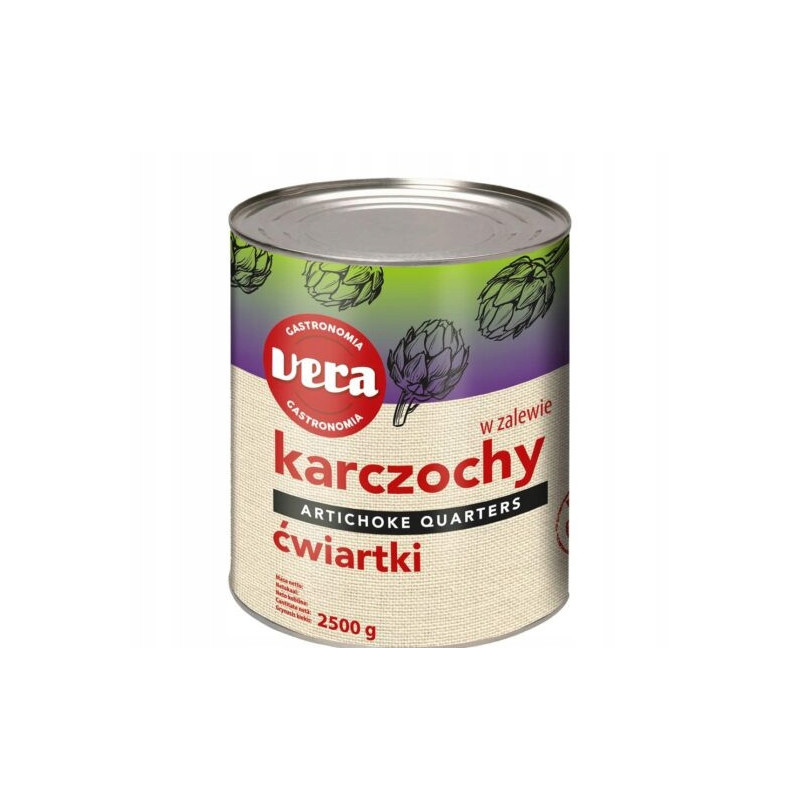 VERA Karczochy Ćwiartki w Zalewie, Serca 2500g