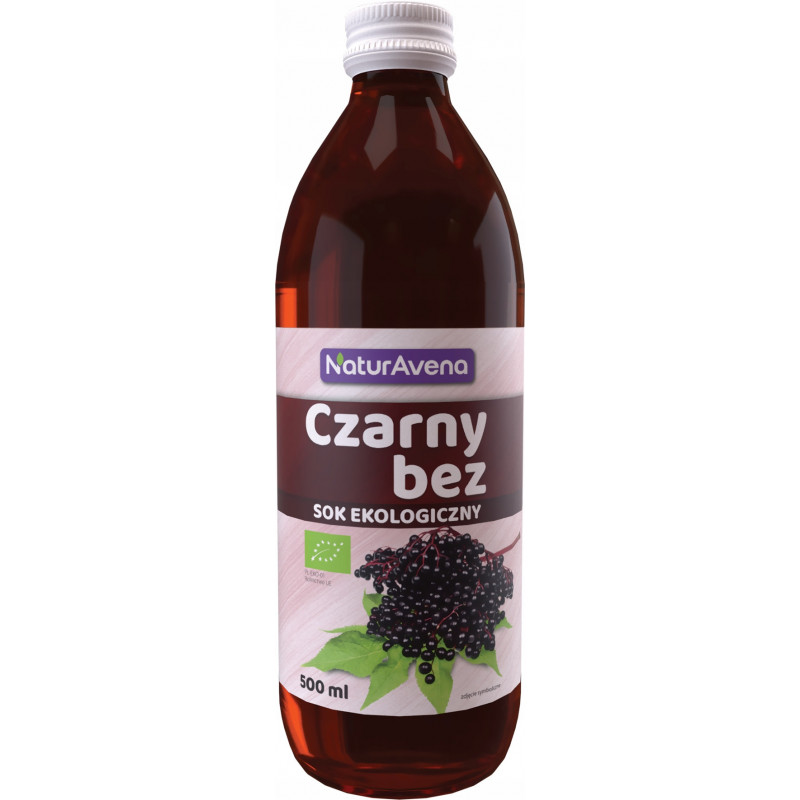 NaturAvena Sok 100% z Czarnego Bzu BIO 500ml