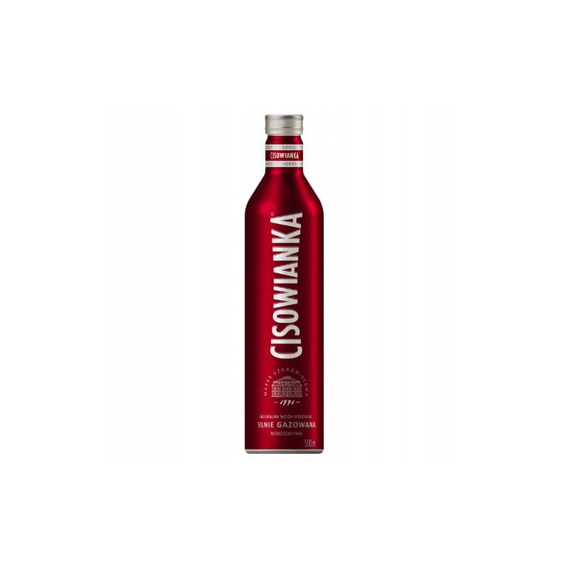 Woda Cisowianka ALUMINIUM Silnie gazowana 500ml